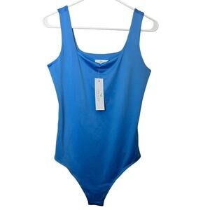 Live In The Moment Women’s Thin Strap Snap Closure BodyBodysuit Sz L
